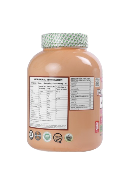 Premium Isolate Whey Protein Nutrition Facts